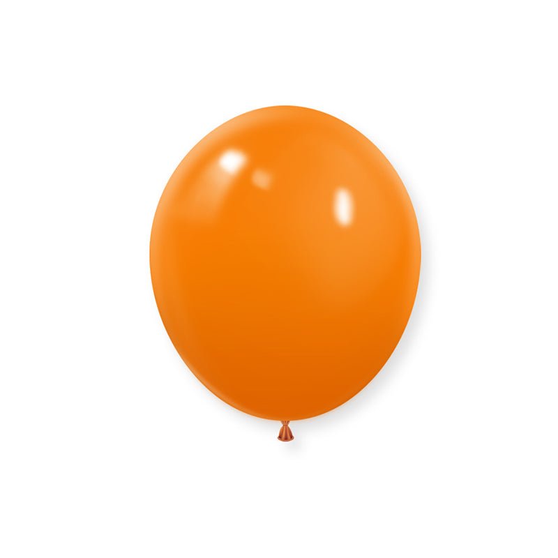 100 Pc Matte Orange Latex Helium, Air or Water Balloons 10" - YauSpark