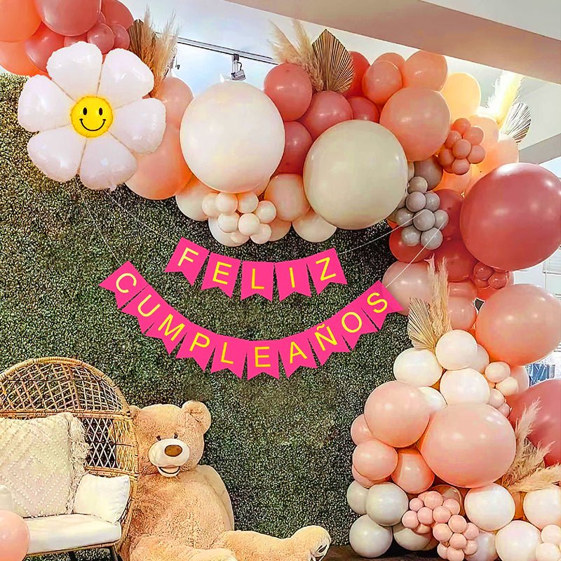 100 Pc Matte Peach Latex, Air or Water Balloons 5" - YauSpark