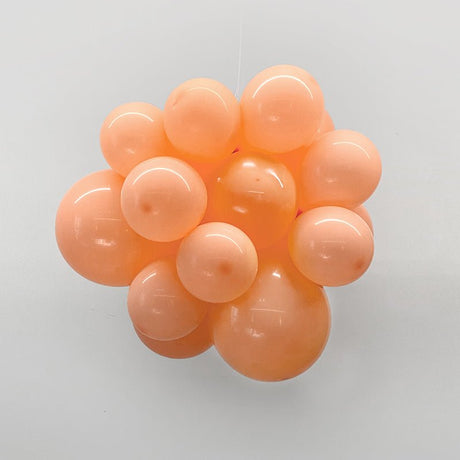 100 Pc Matte Peach Latex, Air or Water Balloons 5" - YauSpark