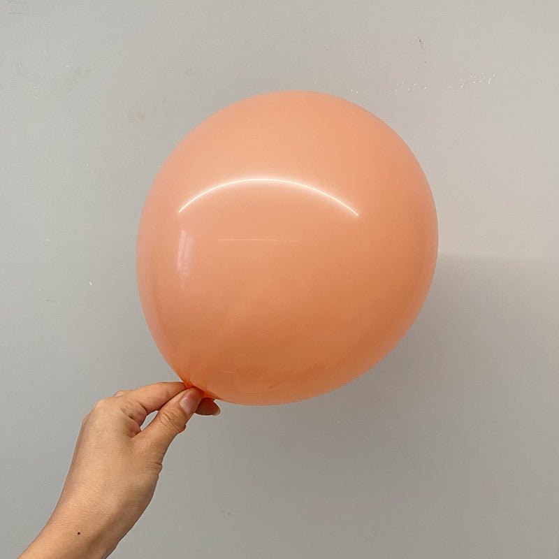 100 Pc Matte Peach Latex, Air or Water Balloons 5" - YauSpark