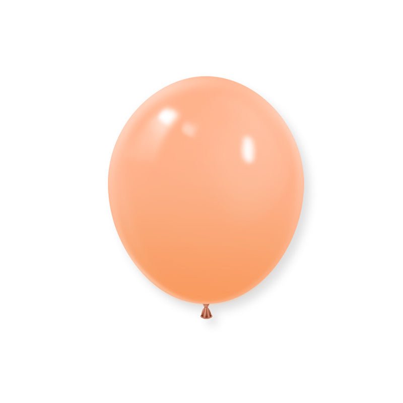 100 Pc Matte Peach Latex Helium, Air or Water Balloons 10" - YauSpark