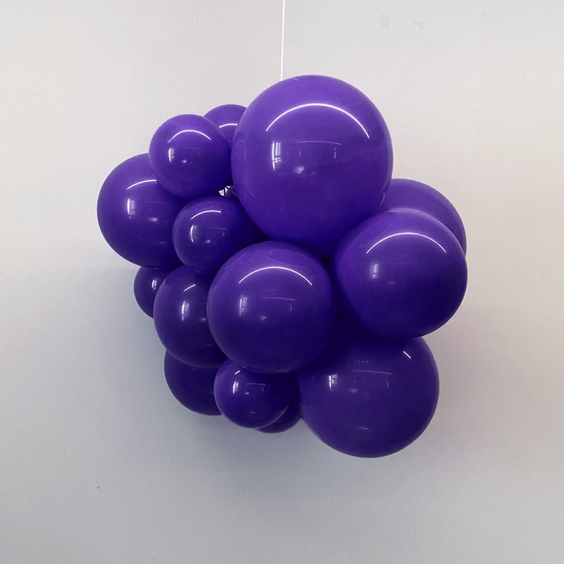 100 Pc Matte Purple Latex, Air or Water Balloons 5" - YauSpark