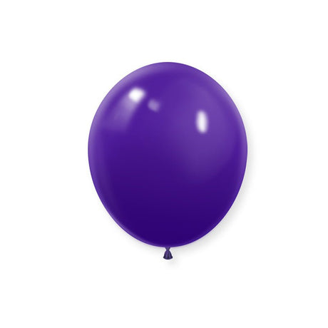 100 Pc Matte Purple Latex Helium, Air or Water Balloons 10" - YauSpark