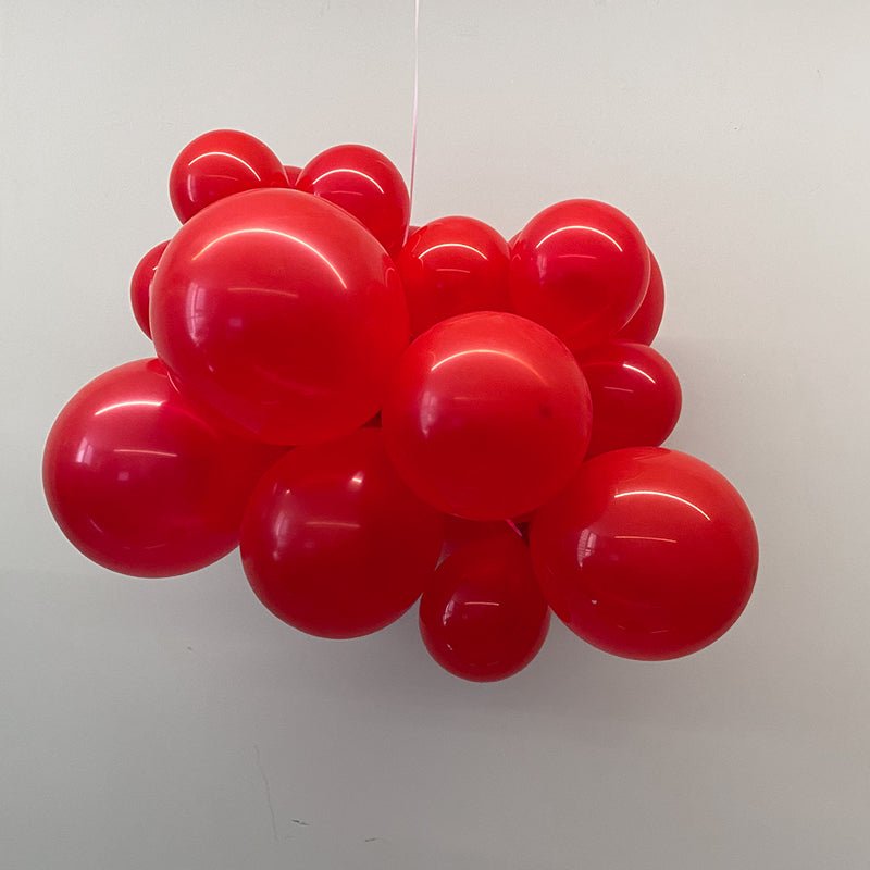 100 Pc Matte Red Latex, Air or Water Balloons 5" - YauSpark