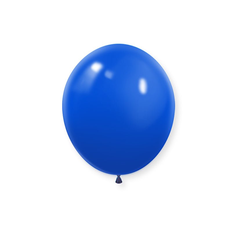 100 Pc Matte Royal Blue Latex Helium, Air or Water Balloons 10" - YauSpark