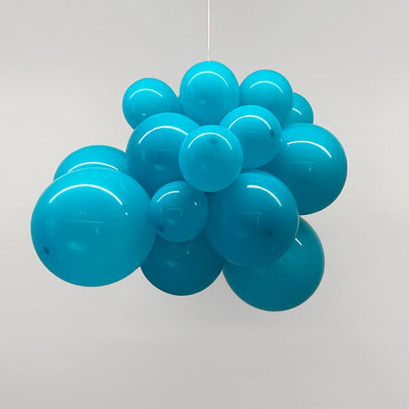 100 Pc Matte Turqueza Latex, Air or Water Balloons 5" - YauSpark