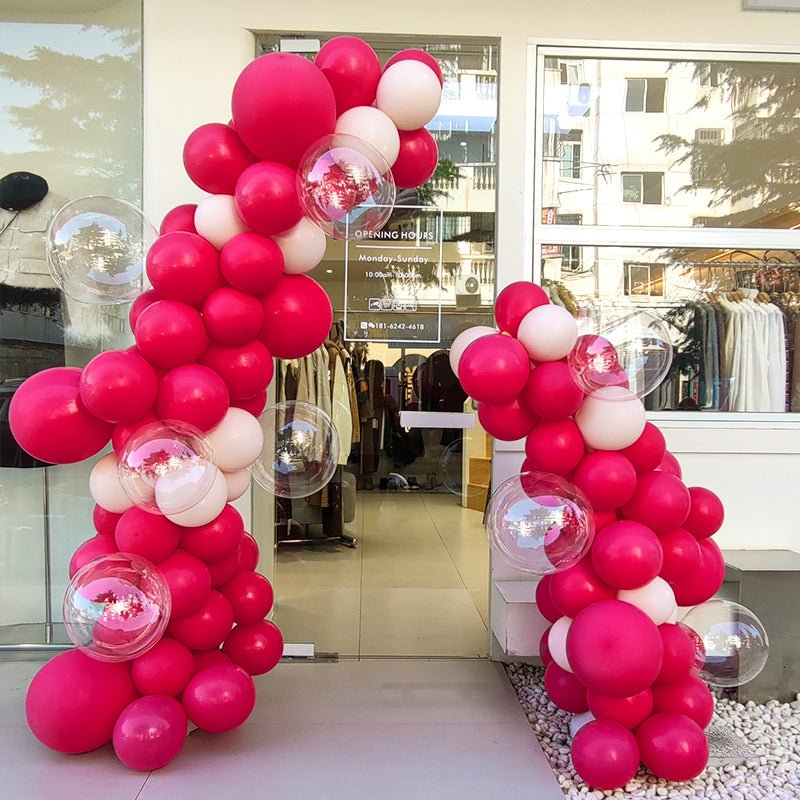 100 Pc Matte Wild Red Latex, Air or Water Balloons 5" - YauSpark