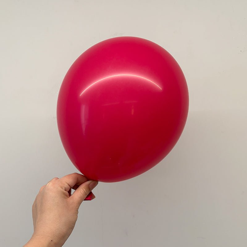 100 Pc Matte Wild Red Latex, Air or Water Balloons 5" - YauSpark