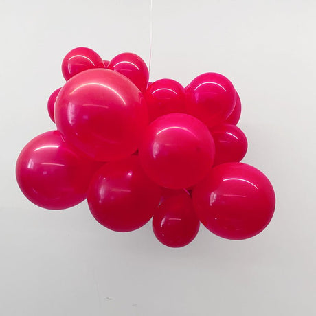 100 Pc Matte Wild Red Latex, Air or Water Balloons 5" - YauSpark