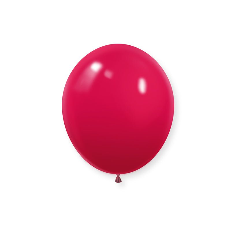 100 Pc Matte Wild Red Latex Helium, Air or Water Balloons 10" - YauSpark
