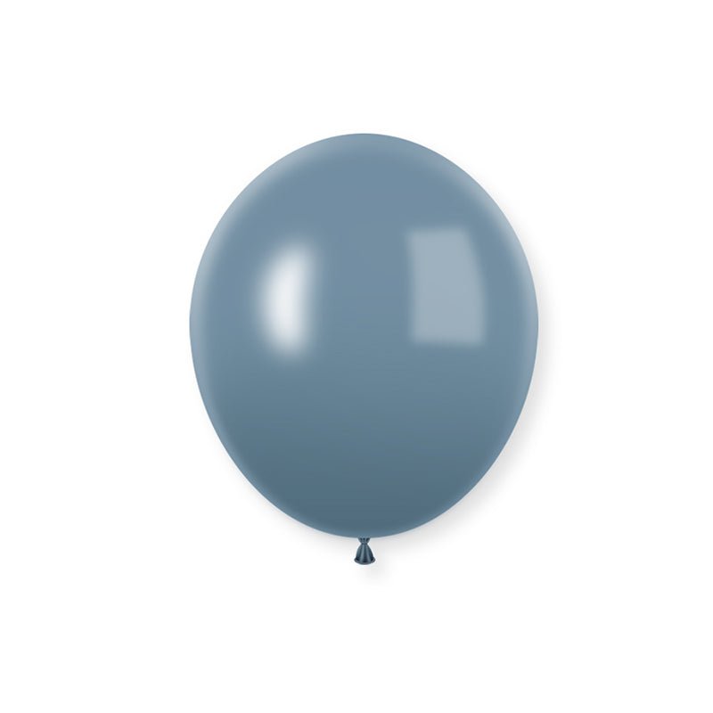100 Pc Pastel Dusk Blue Latex Helium, Air or Water Balloons 10" - YauSpark