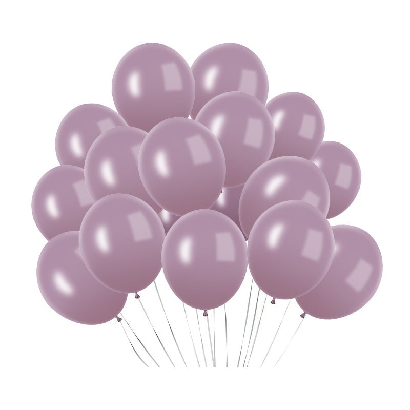 100 Pc Pastel Dusk Purple Latex, Air or Water Balloons 5" - YauSpark