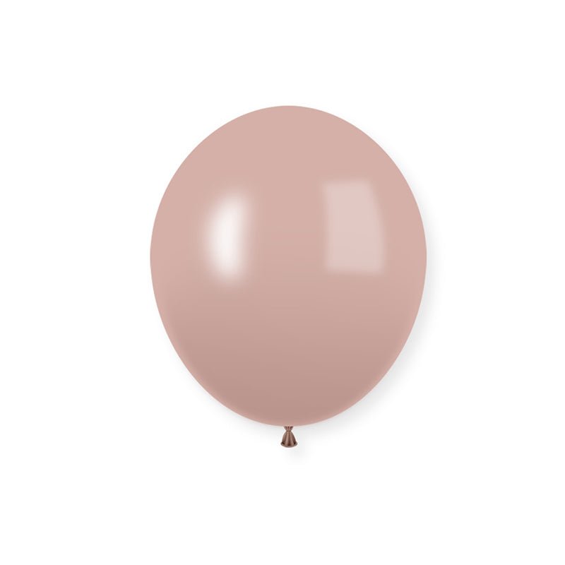 100 Pc Pastel Dusk Rose Latex Helium, Air or Water Balloons 10" - YauSpark