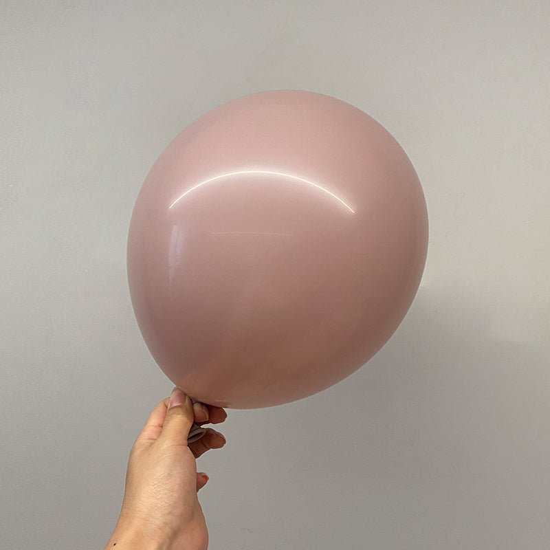 100 Pc Pastel Dusk Rose Latex Helium, Air or Water Balloons 10" - YauSpark