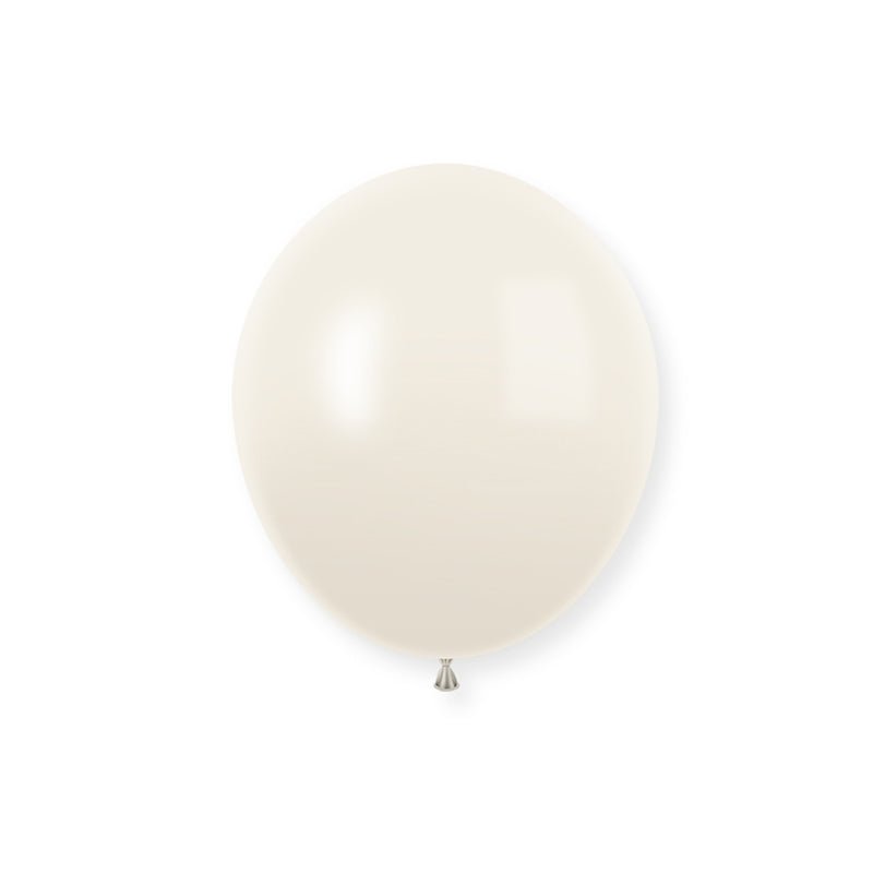 100 Pc Pastel Dusk White Latex Helium, Air or Water Balloons 10" - YauSpark
