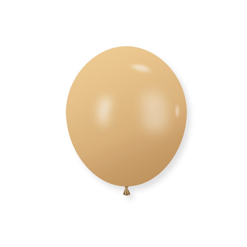 100 Pc Retro Apricot Latex Helium, Air or Water Balloons 10" - YauSpark