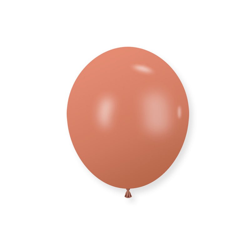 100 Pc Retro Cameo Brown Latex Helium, Air or Water Balloons 10" - YauSpark