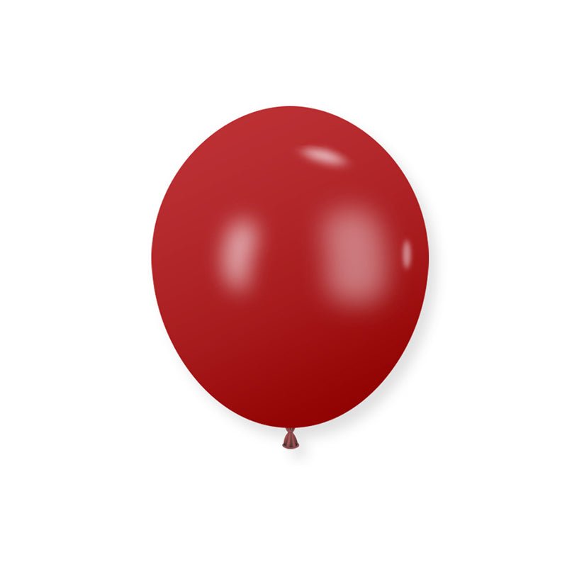 100 Pc Retro Garnet Latex Helium, Air or Water Balloons 10" - YauSpark