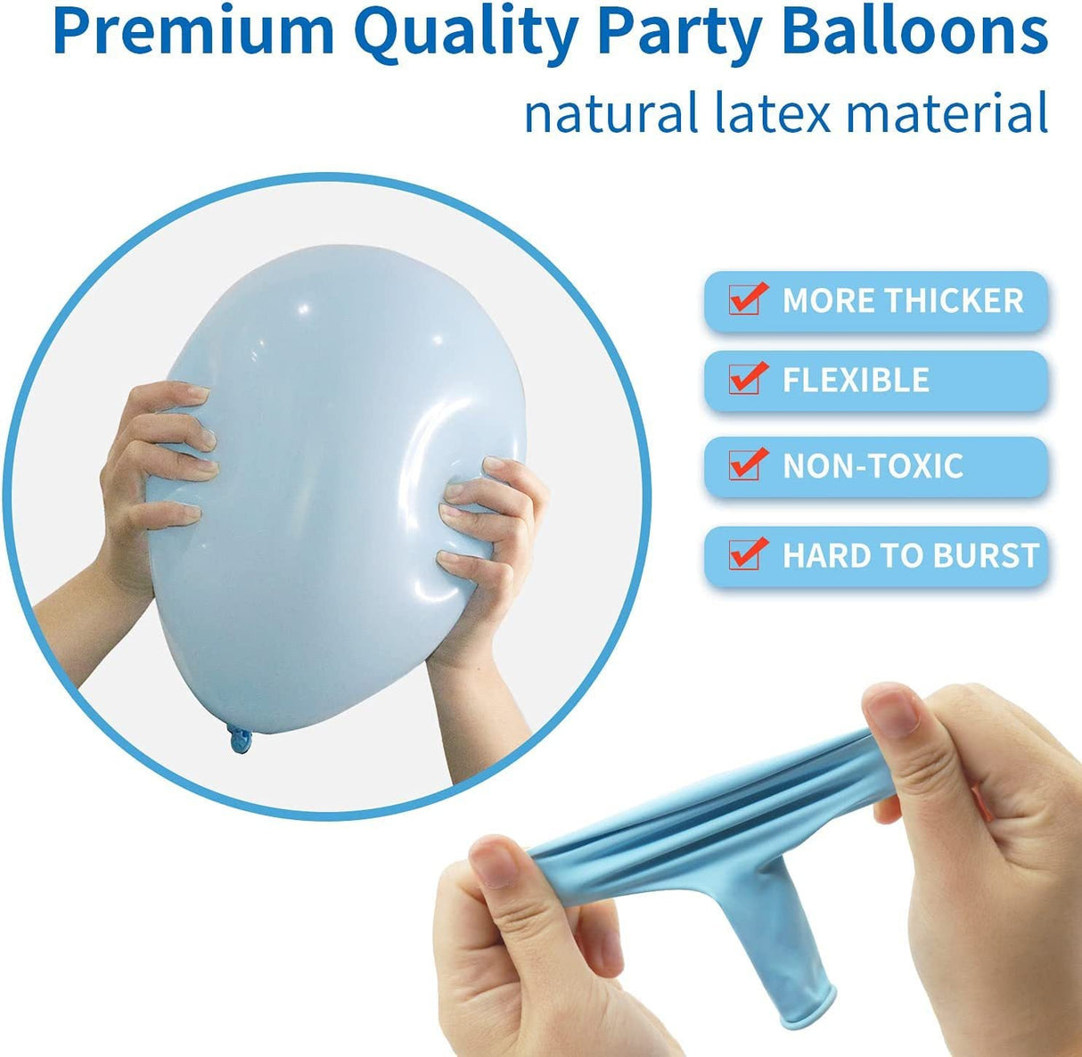 130 Pc Navy Blue Gold DIY Balloon Garland Kit - YauSpark