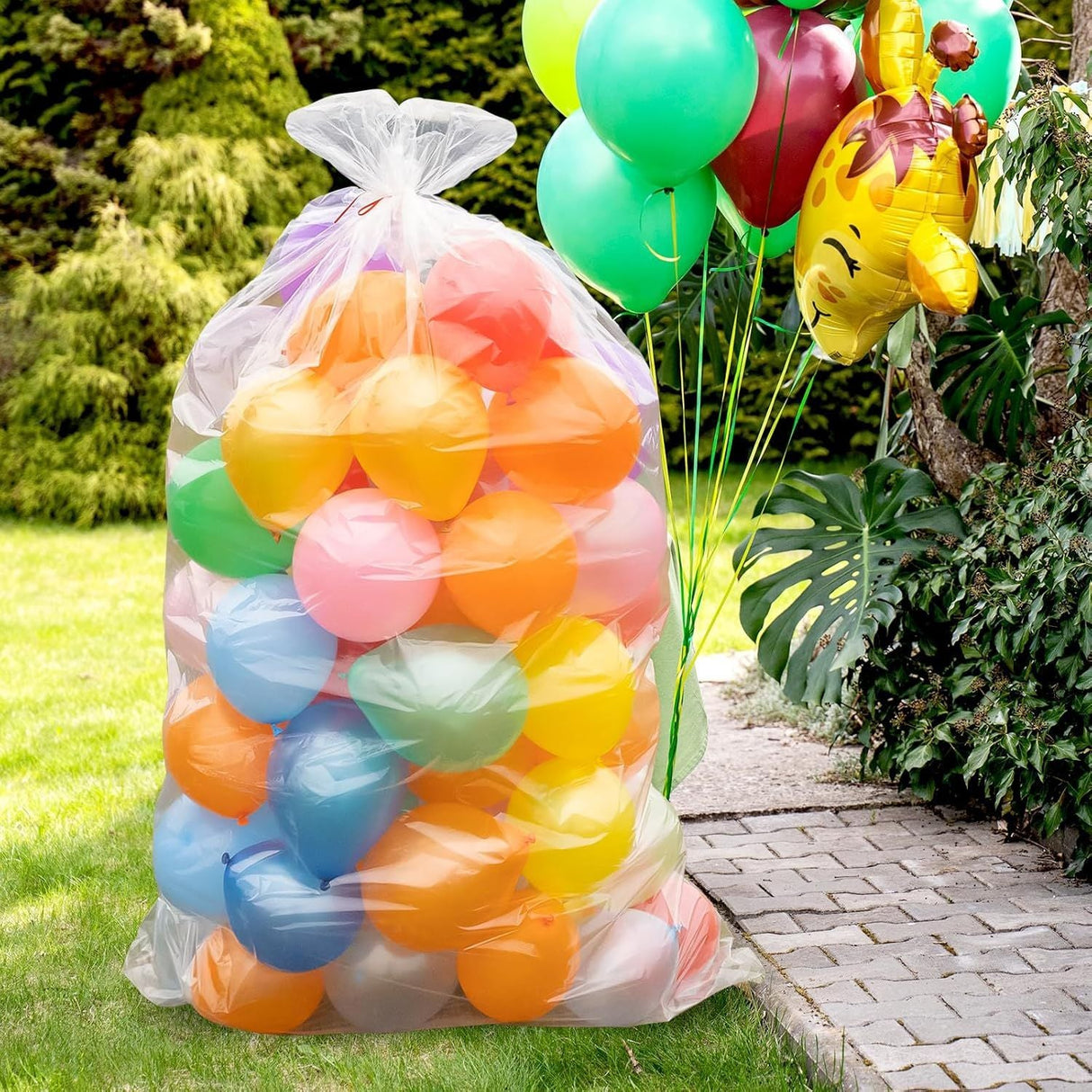 2 Pack Extra Large Balloon Bags for Transport 98.5" x 59" - YauSpark