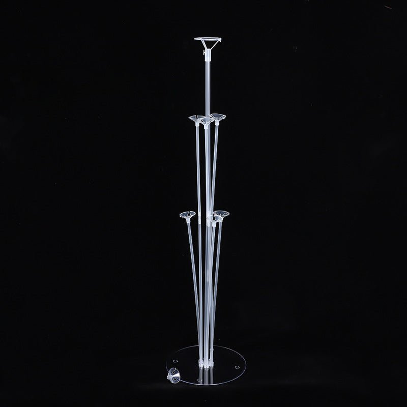 2 Pc Clear Table Top Balloon Stand Stick Kit - 27" - YauSpark