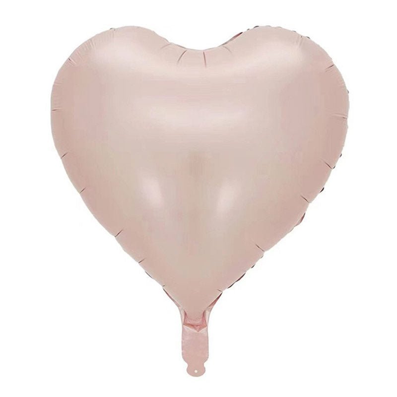2 Pc Heart Mylar Foil Balloons 18" Baby Pink - YauSpark