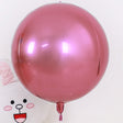 2 Pc Light Pink 4D Sphere Mylar Foil Helium or Air Balloons 22" - YauSpark