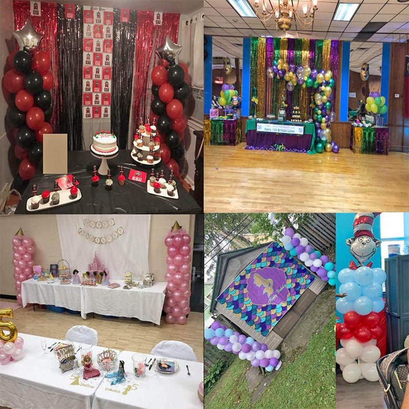 2 Pc White Balloon Column Stand Kit, Balloon Towers - 4ft - YauSpark