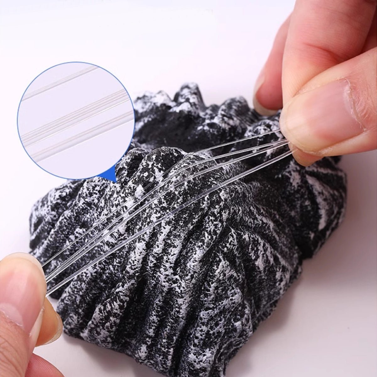 2 Rolls Fishing Line Clear Nylon Fish String Cord 0.5mm 546Yards - YauSpark