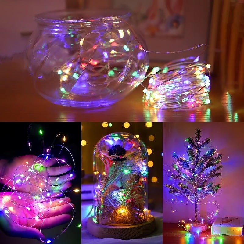 20 LED Starry Bright String Lights 90" Micro Fairy Lights Colorful - Battery Operated - YauSpark