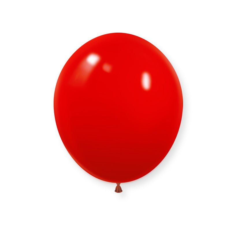 25 Pc Matte China Red Latex Helium, Air or Water Balloons 12" - YauSpark