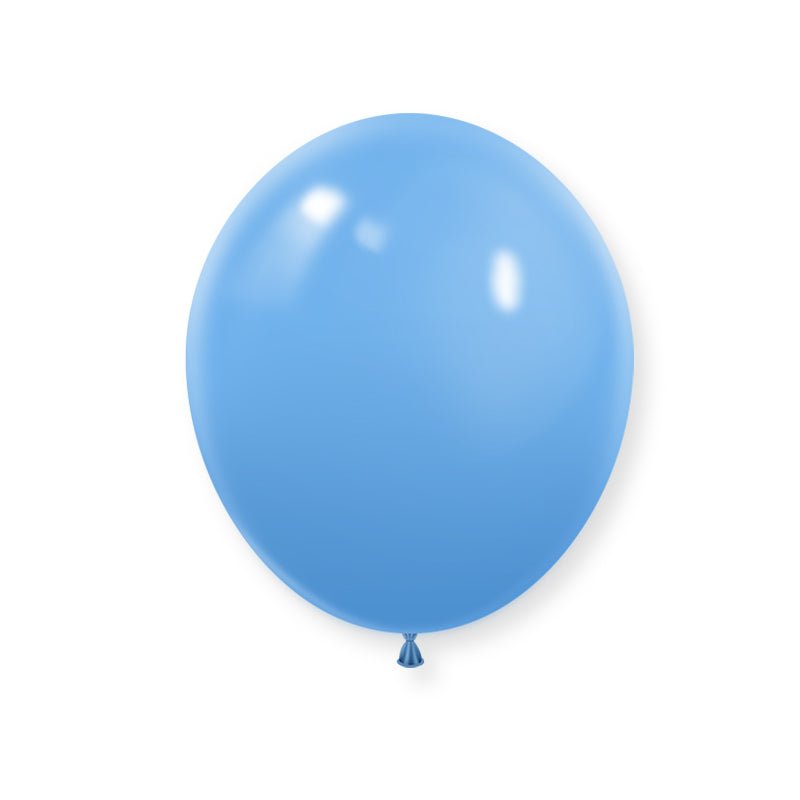25 Pc Matte Light Blue Latex Helium, Air or Water Balloons 12" - YauSpark