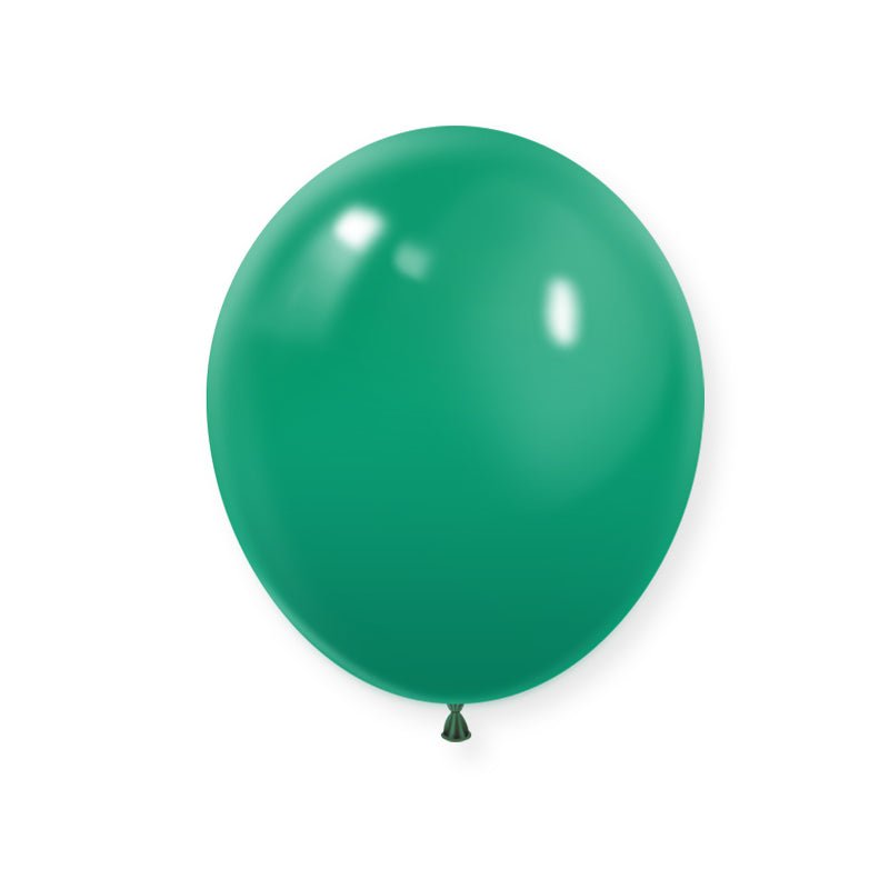 25 Pc Matte Mid Green Latex Helium, Air or Water Balloons 12" - YauSpark