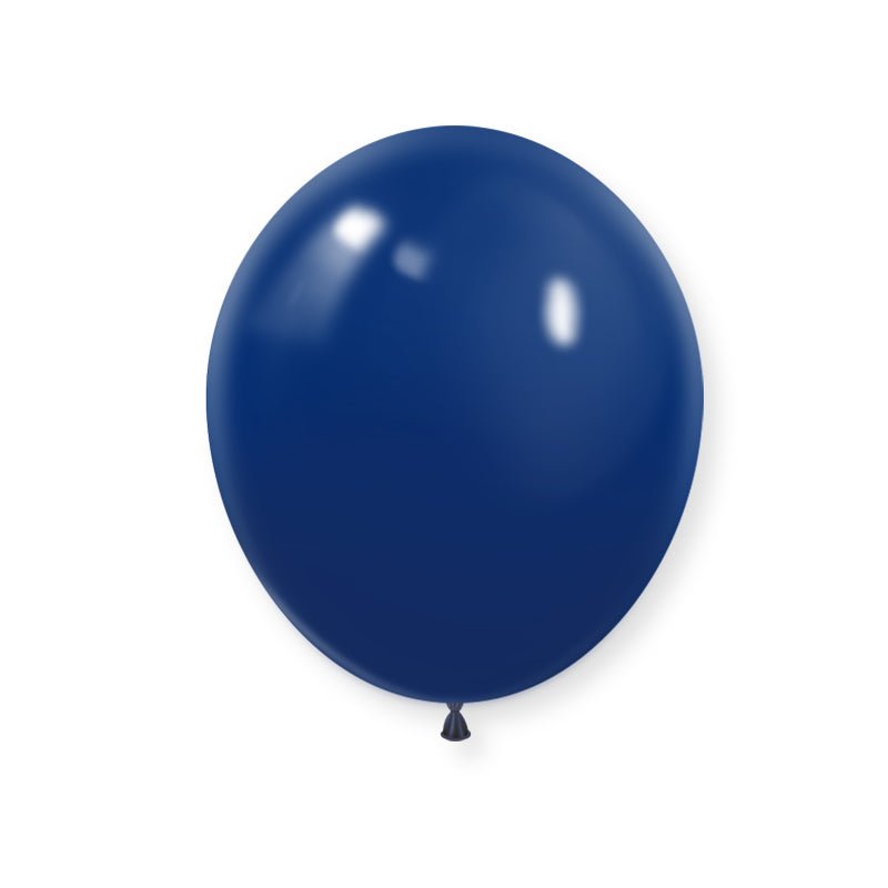 25 Pc Matte Navy Blue Latex Helium, Air or Water Balloons 12" - YauSpark