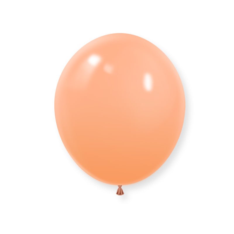 25 Pc Matte Peach Latex Helium, Air or Water Balloons 12" - YauSpark