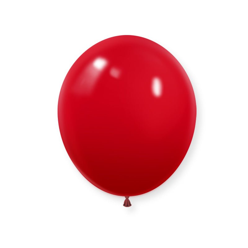25 Pc Matte Red Latex Helium, Air or Water Balloons 12" - YauSpark
