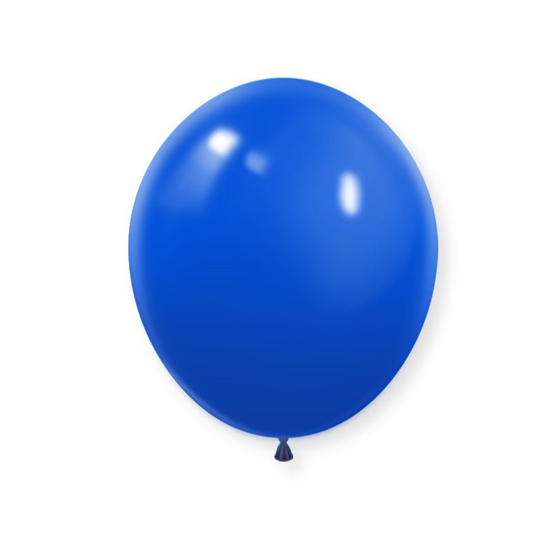 25 Pc Matte Royal Blue Latex Helium, Air or Water Balloons 12" - YauSpark