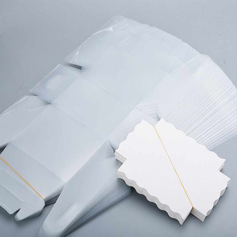 25 Pc Party Favor Gift Tote Gable Box Bags 6.4"x3.5"x5.7" Transparent - YauSpark