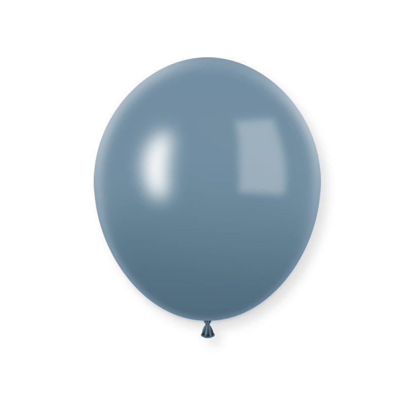 25 Pc Pastel Dusk Blue Latex Helium, Air or Water Balloons 12" - YauSpark