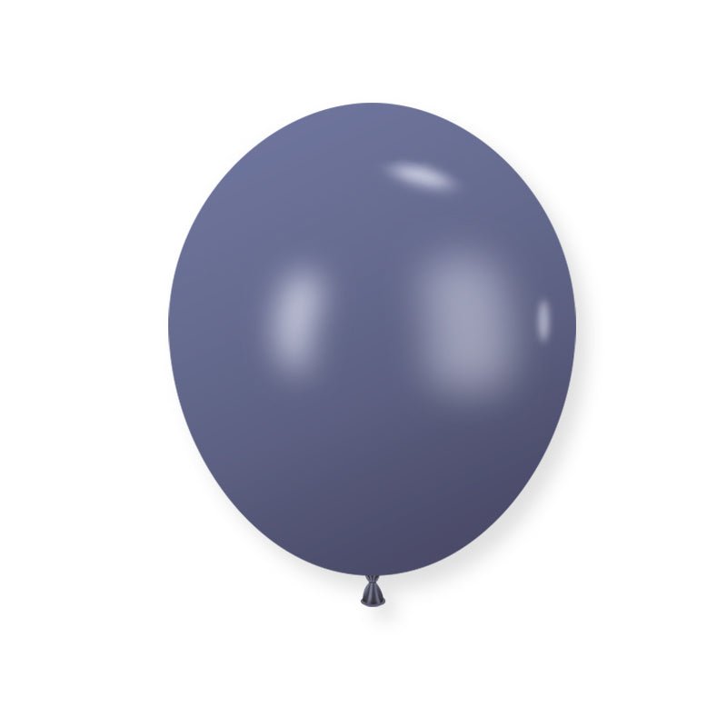 25 Pc Retro Blue Haze Latex Helium, Air or Water Balloons 12" - YauSpark