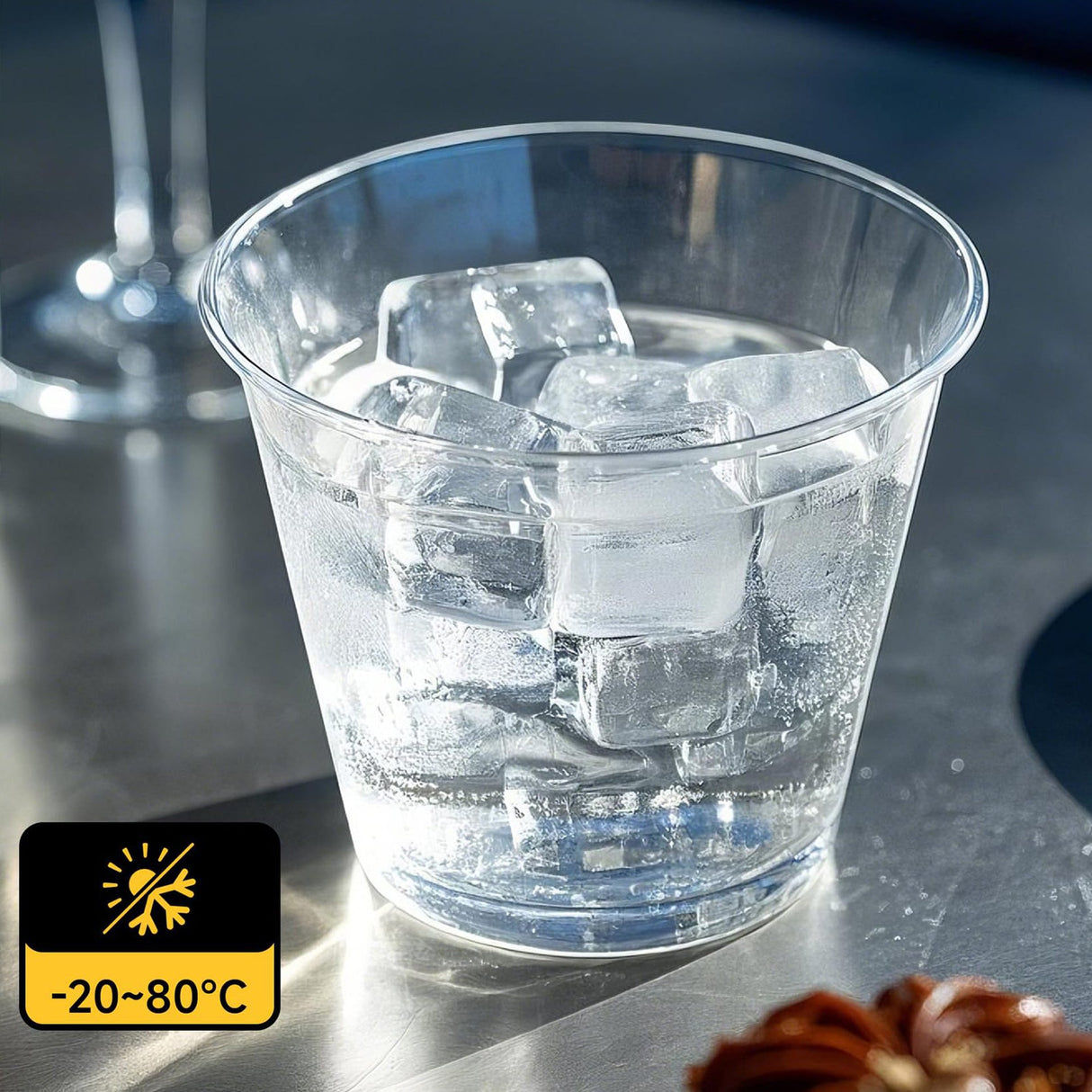 25 Pcs Plastic Party Cups 9oz Crystal Clear - YauSpark