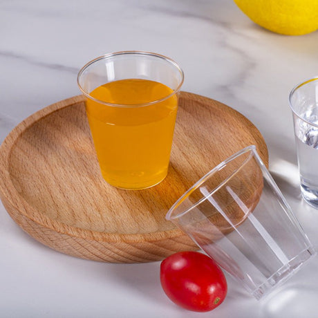 25 Pcs Plastic Tumbler Cups 10oz Clear - YauSpark