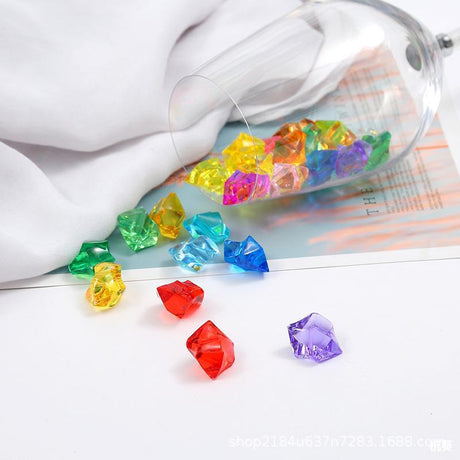 320 Pcs Acrylic Ice Bead Vase Fillers Colorful - YauSpark