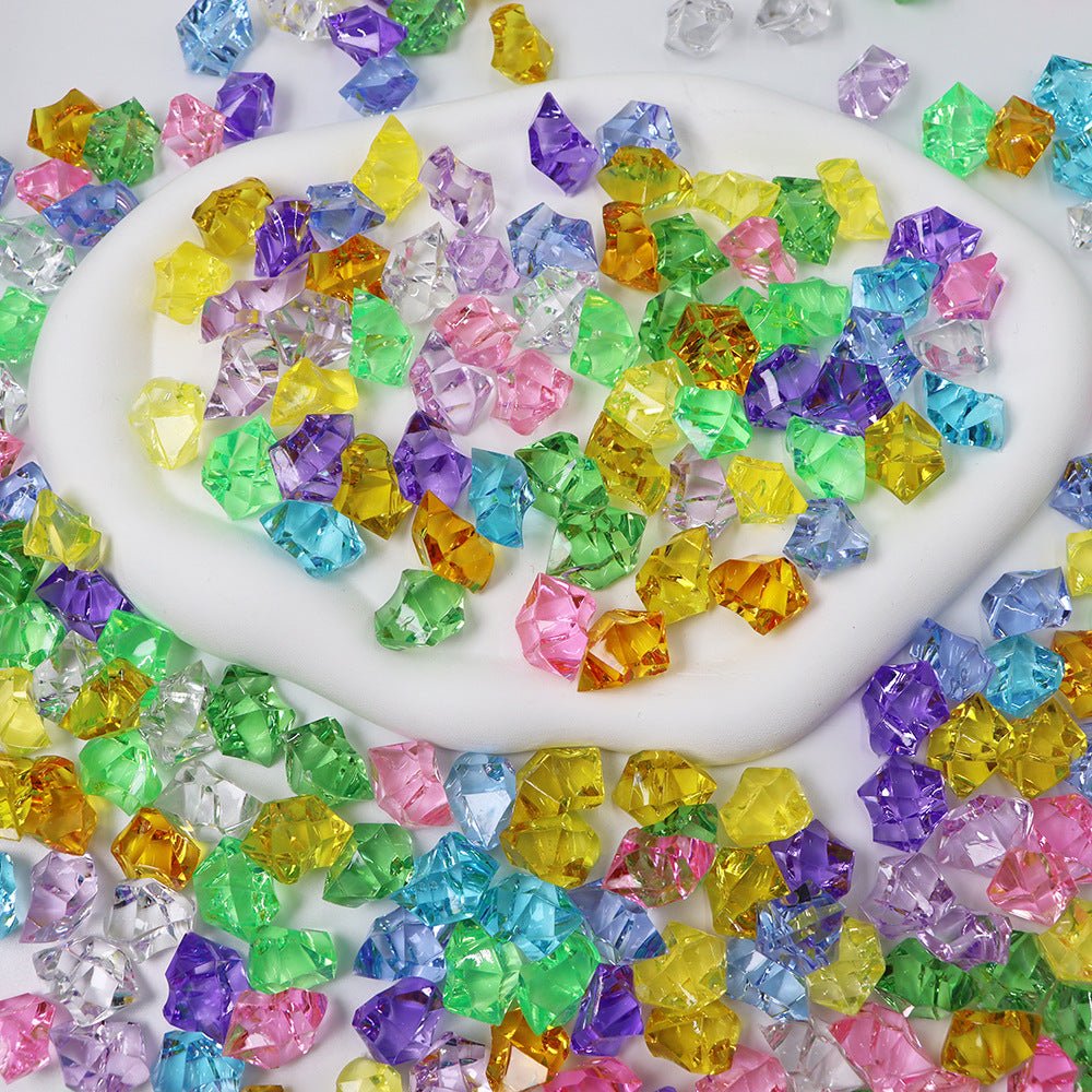 320 Pcs Acrylic Ice Bead Vase Fillers Colorful - YauSpark