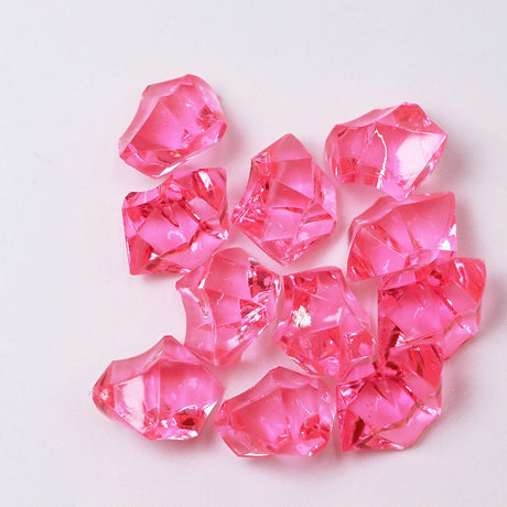 320 Pcs Acrylic Ice Bead Vase Fillers Crimson - YauSpark