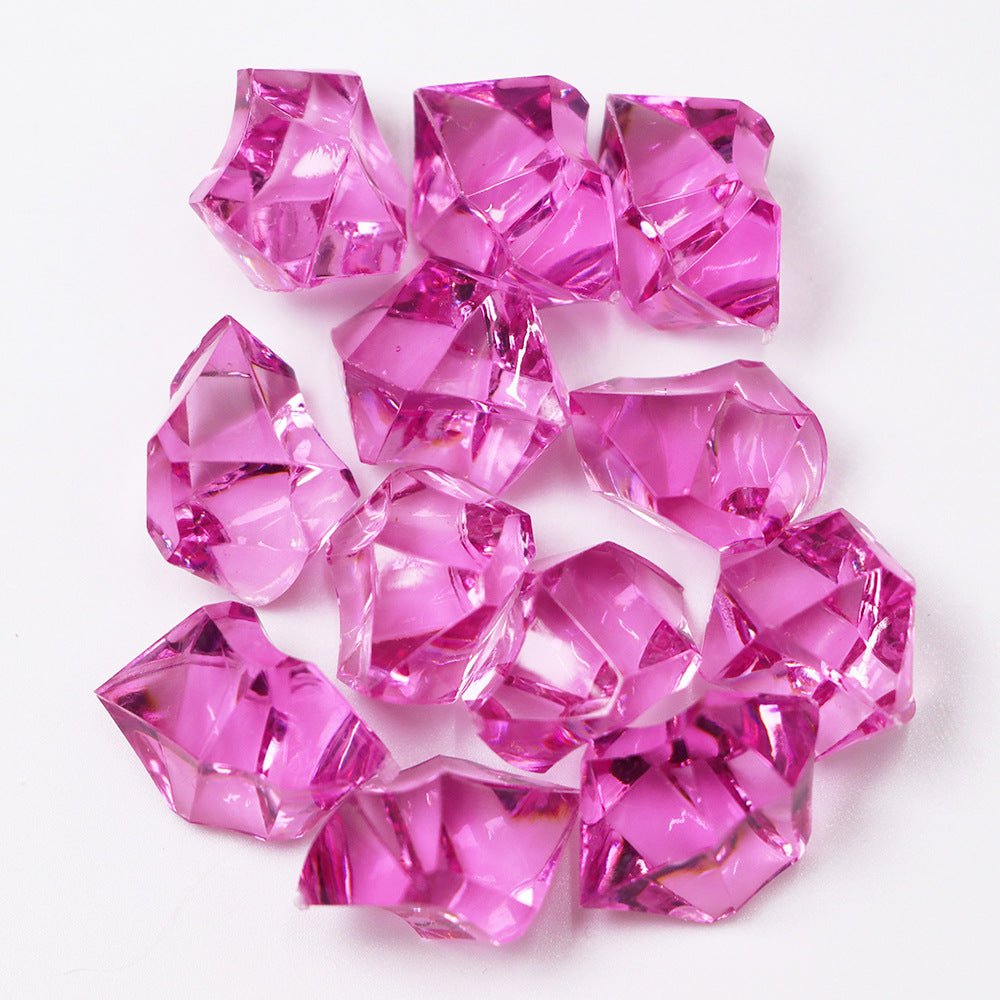 320 Pcs Acrylic Ice Bead Vase Fillers Rose Red - YauSpark