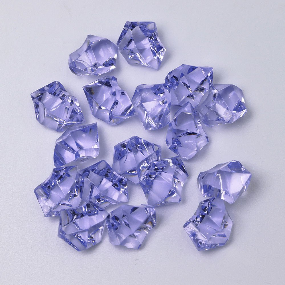 320 Pcs Acrylic Ice Bead Vase Fillers Violet - YauSpark
