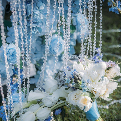 35 Pcs Crystal Diamond Beaded Curtain 3ft - YauSpark