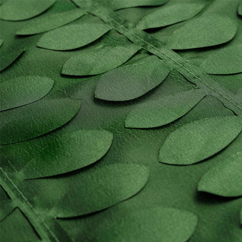 3D Leaves Polyester Rectangular Tablecloth 90"x156" - YauSpark