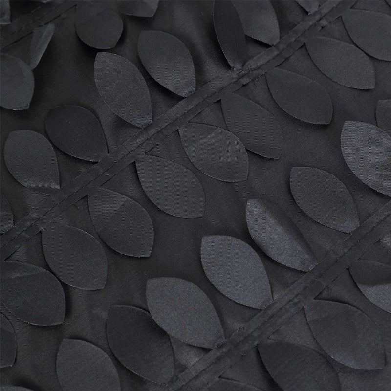 3D Leaves Polyester Rectangular Tablecloth 90"x156" - YauSpark